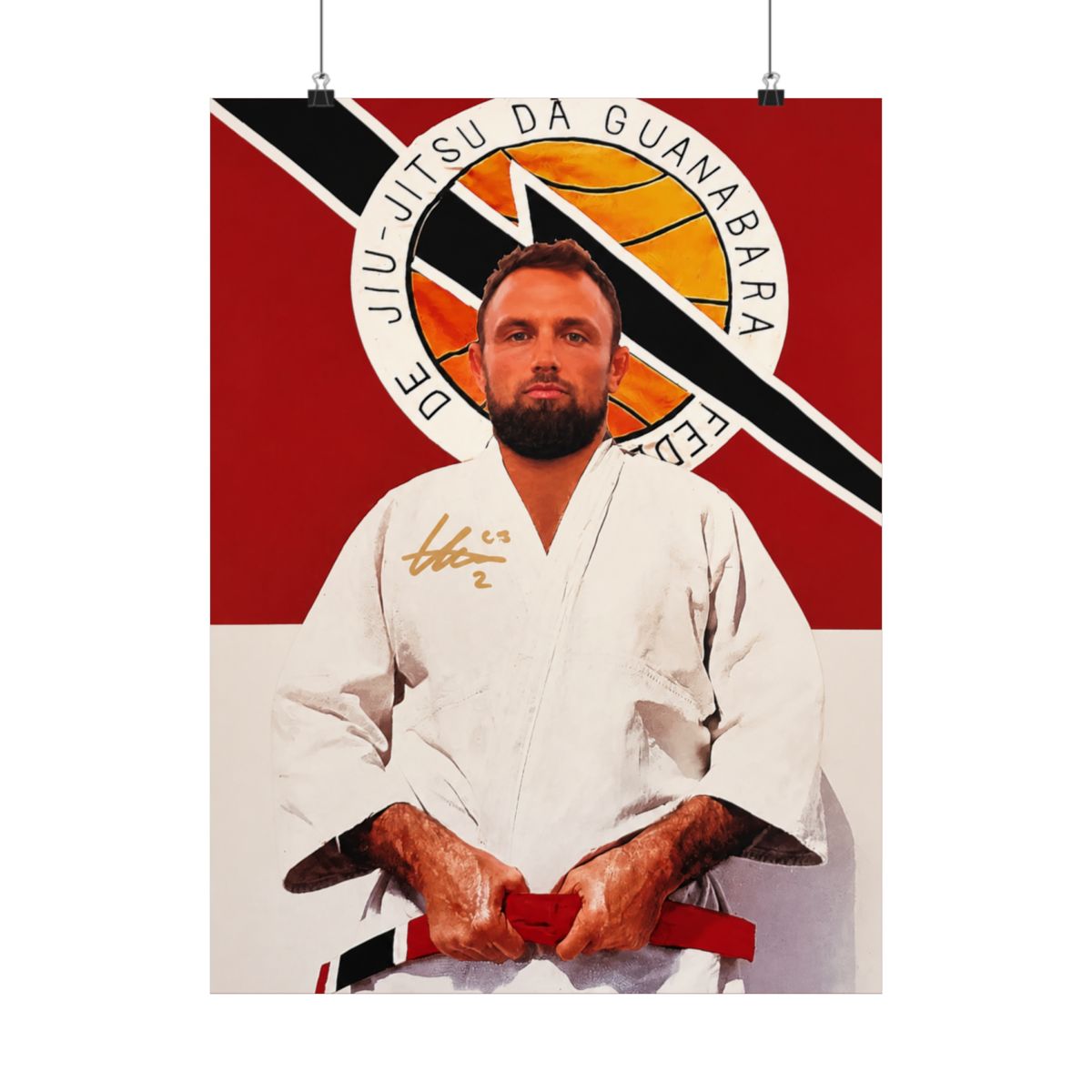 G in a Gi - Limited Edition Autographed Craig Jones Poster | B-Team Jiu Jitsu