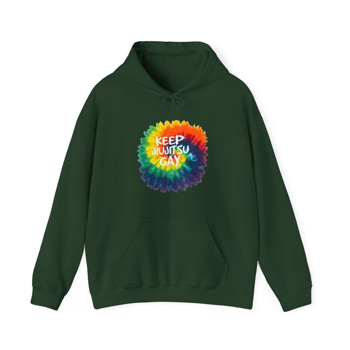 KEEP JIUJITSU GAY TYE DYE HOODIE - LIMITED EDITION | B-Team Jiu Jitsu - alternate angle 5, merchandise