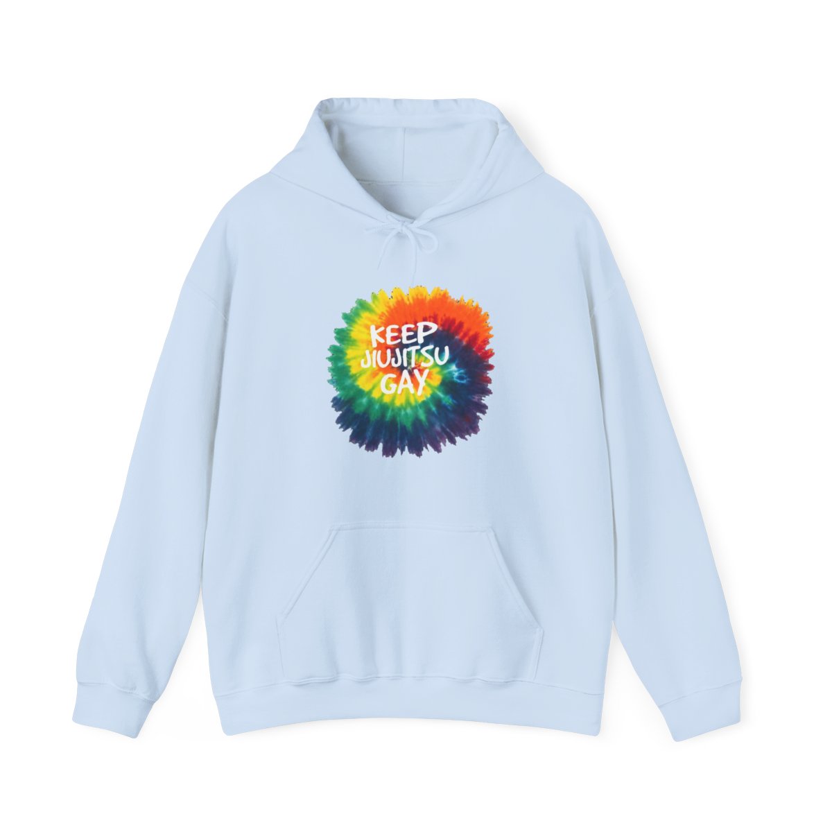 KEEP JIUJITSU GAY TYE DYE HOODIE - LIMITED EDITION | B-Team Jiu Jitsu