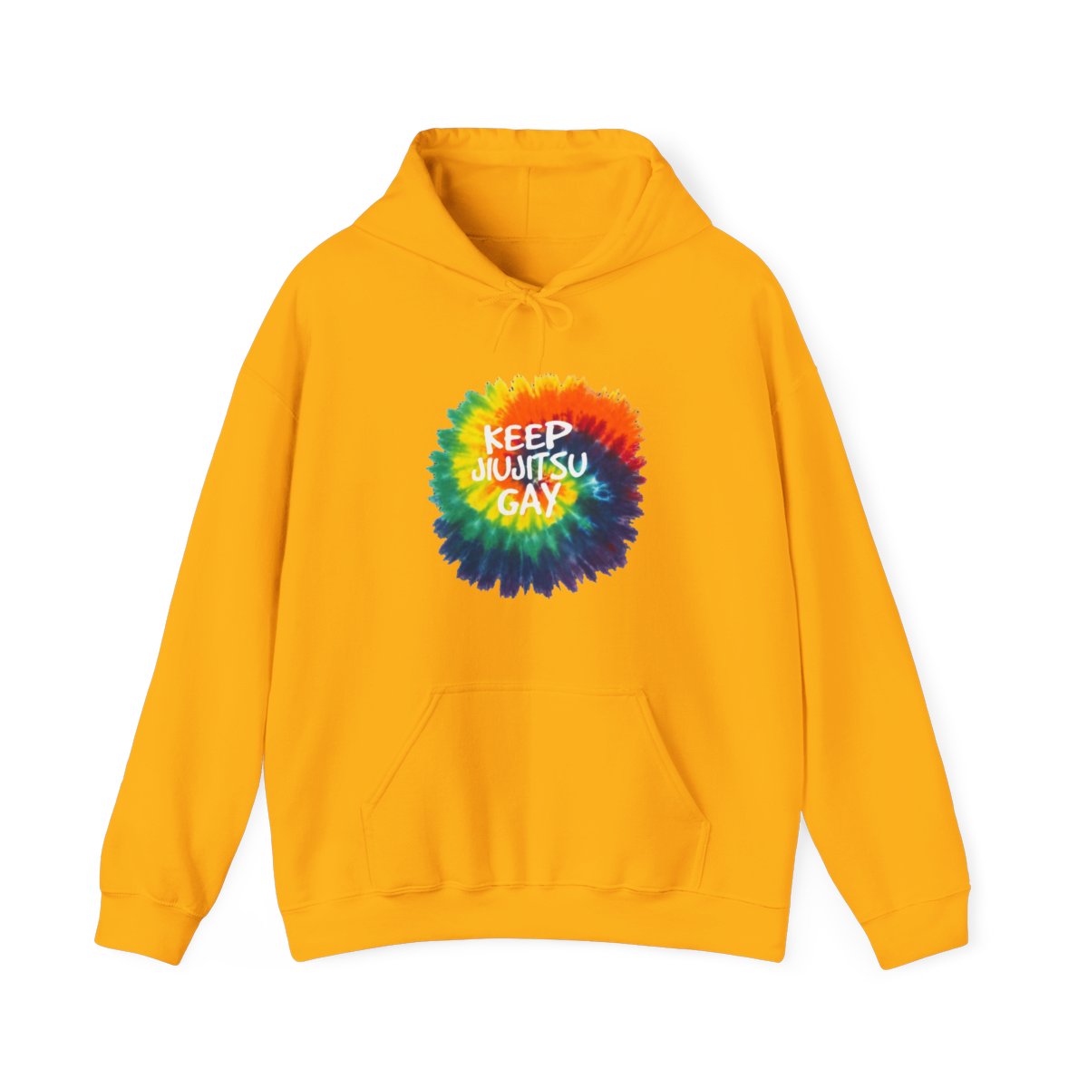 KEEP JIUJITSU GAY TYE DYE HOODIE - LIMITED EDITION | B-Team Jiu Jitsu - alternate angle 2, merchandise