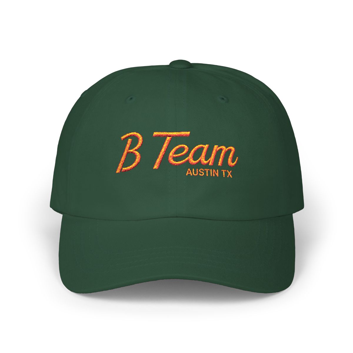 View B-TEAM DAD HAT, ORANGE details | B-Team Jiu Jitsu - alternate angle 5, merchandise